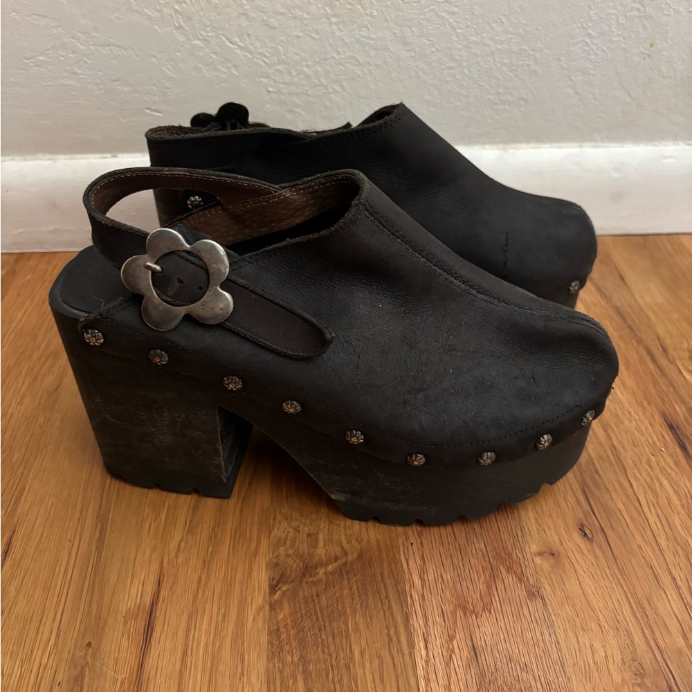 Buffalo David Bitton Black Platform Shoes - Picture 3 of 8